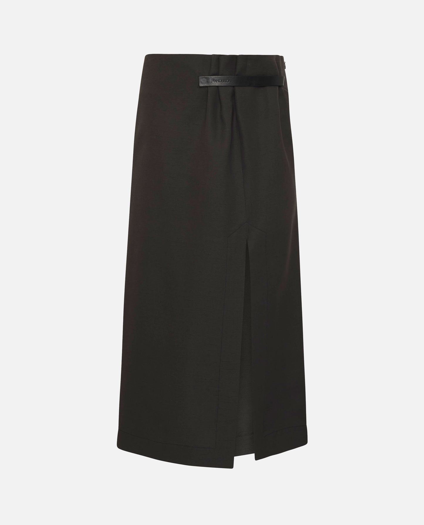Jw Anderson Women Strap Detail Slit Skirt J.W. ANDERSON