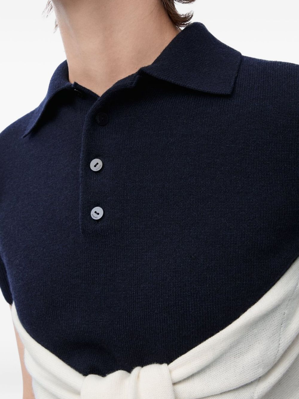 Loewe Women Wool And Cashmere Polo Shirt LOEWE