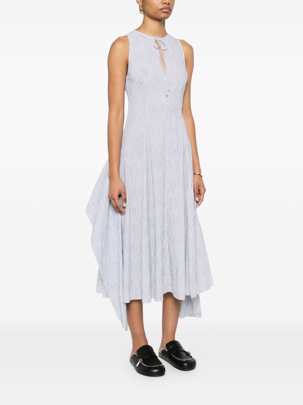 Loewe Paula's Ibiza Women Cotton Blend Midi Dress LOEWE