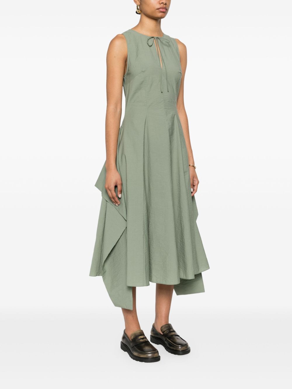 Loewe Paula's Ibiza Women Cotton Blend Midi Dress LOEWE