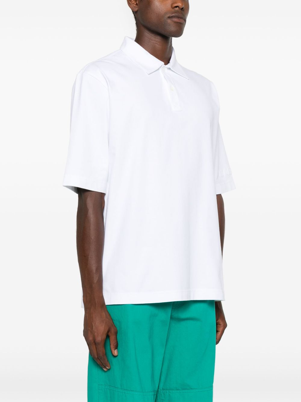 Marni Men Logo Cotton Polo Shirt MARNI