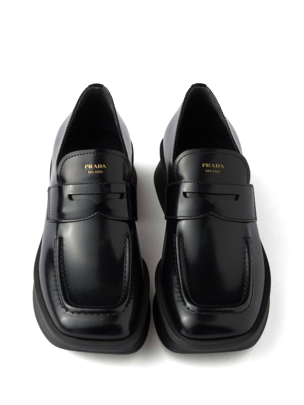 Prada Women Equal Leather Loafers PRADA