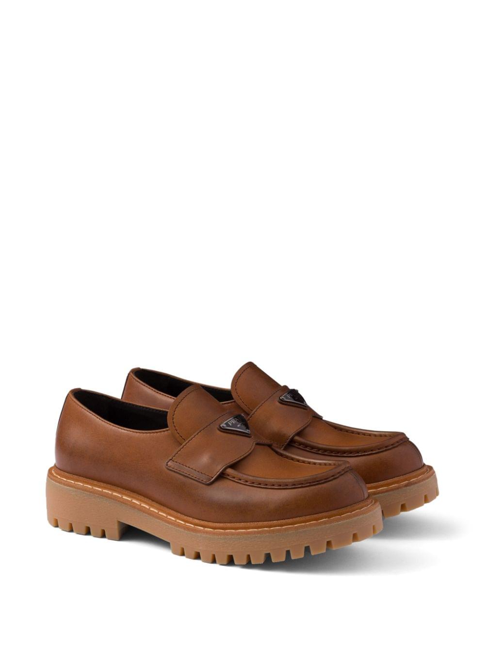 Prada Men Leather Loafers PRADA