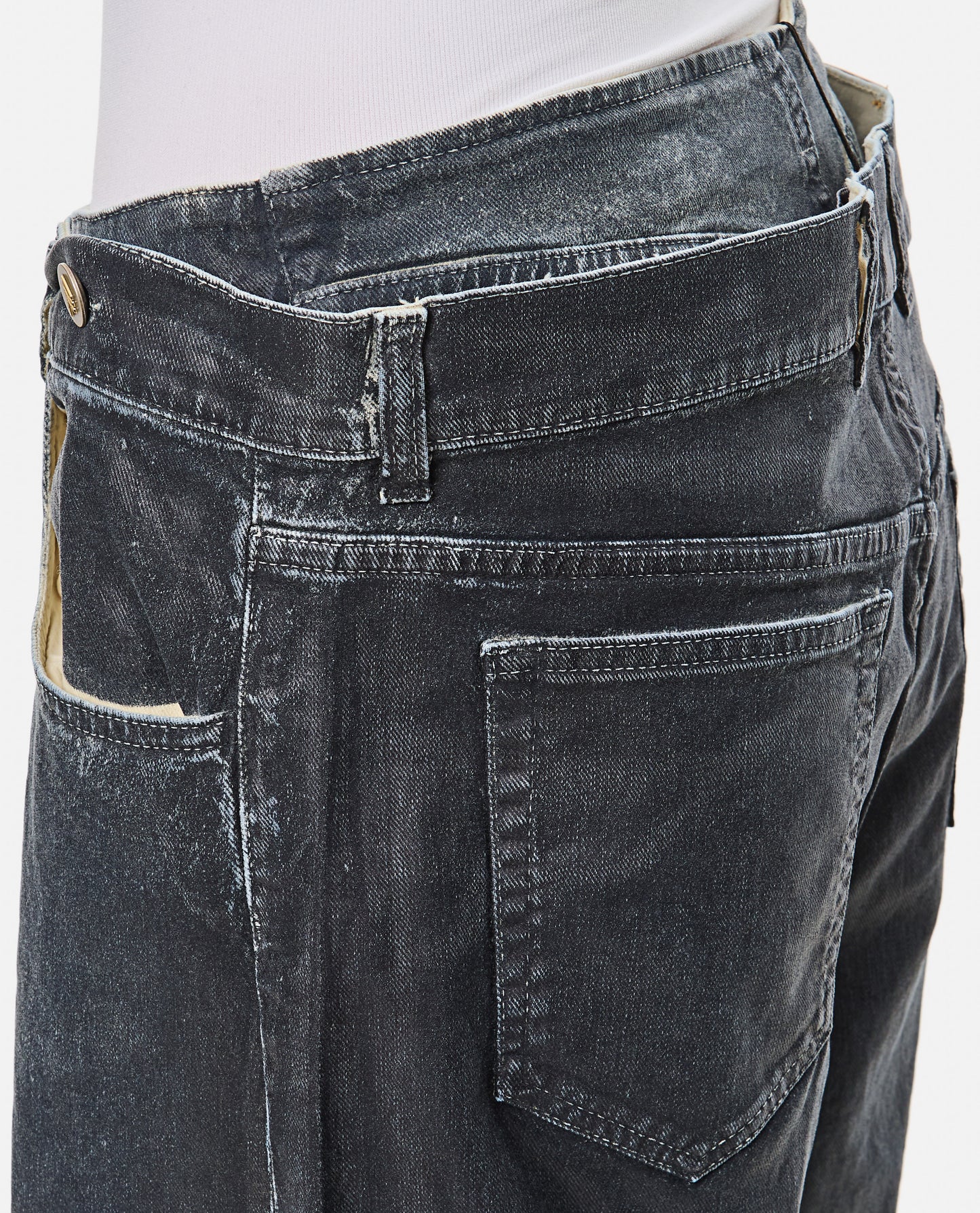 The Attico Women Mat Coated Canvas Long Pant THE ATTICO