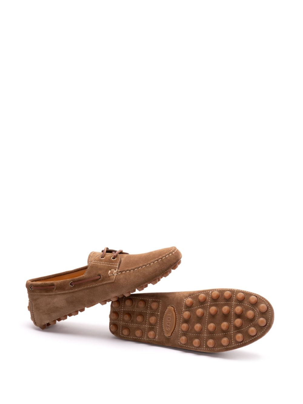 Tod's Men Gommino Bubble Suede Leather Loafers TOD'S
