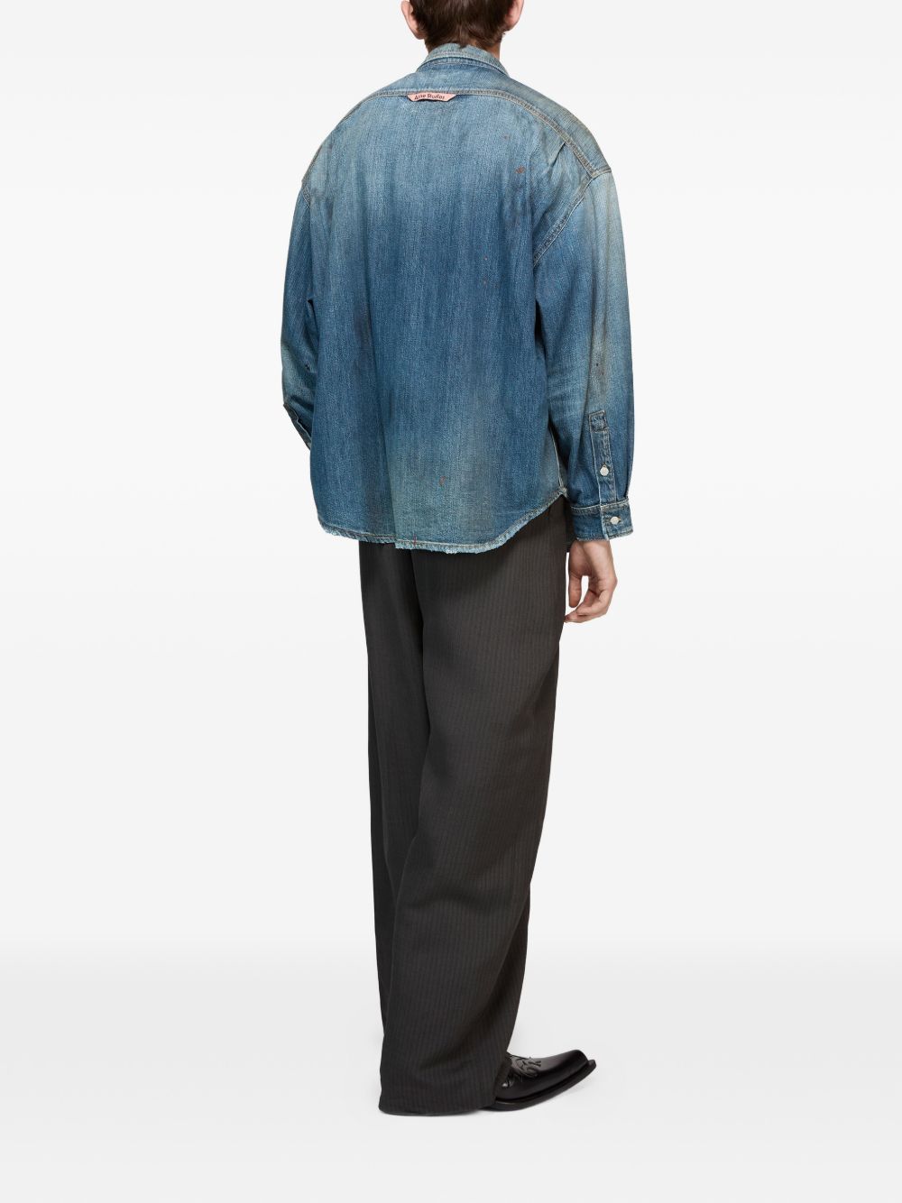 Acne Studios Men Denim Cotton Shirt ACNE STUDIOS