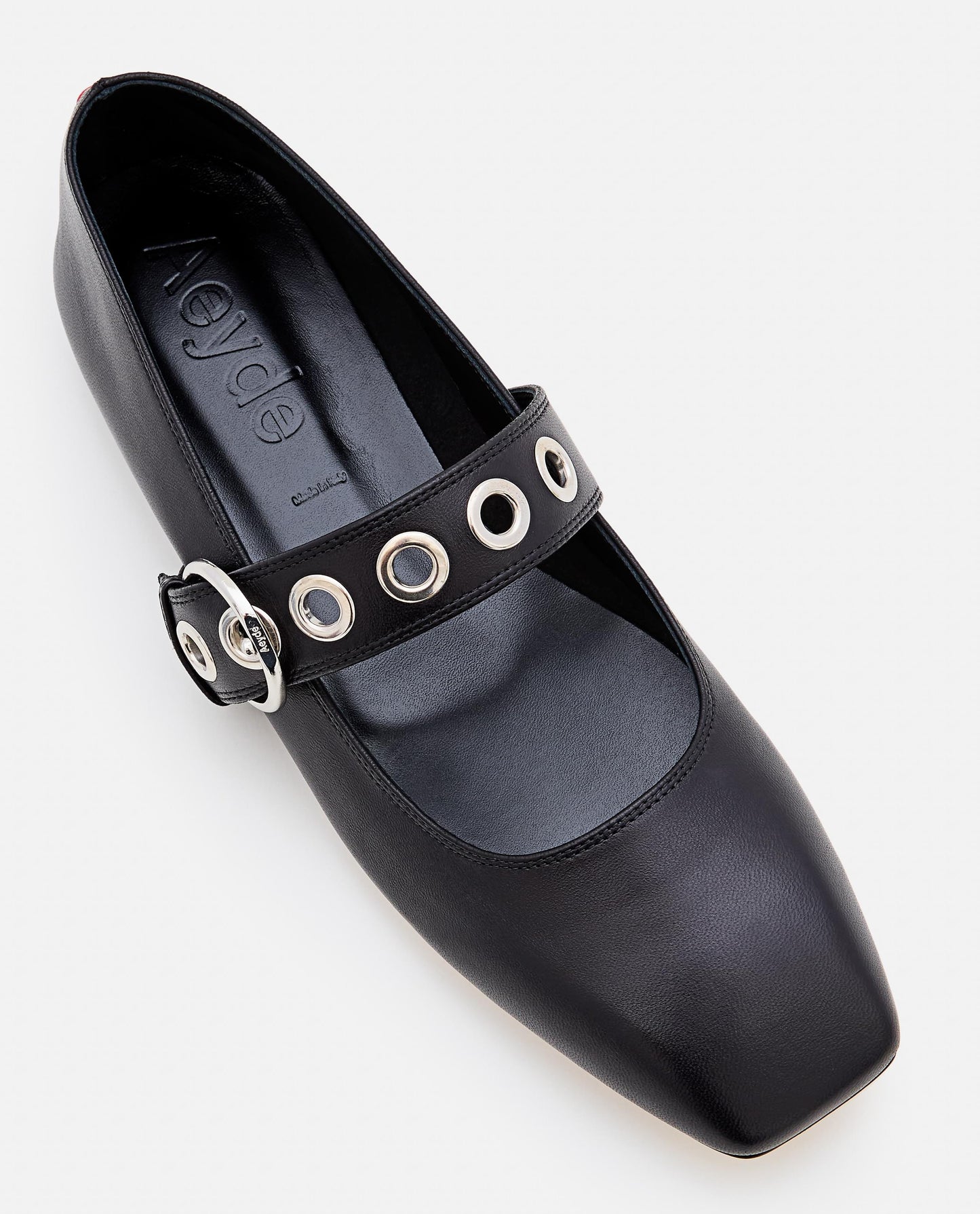 Aeyde Women Uma Eyelet Nappa Leather Black AEYDE