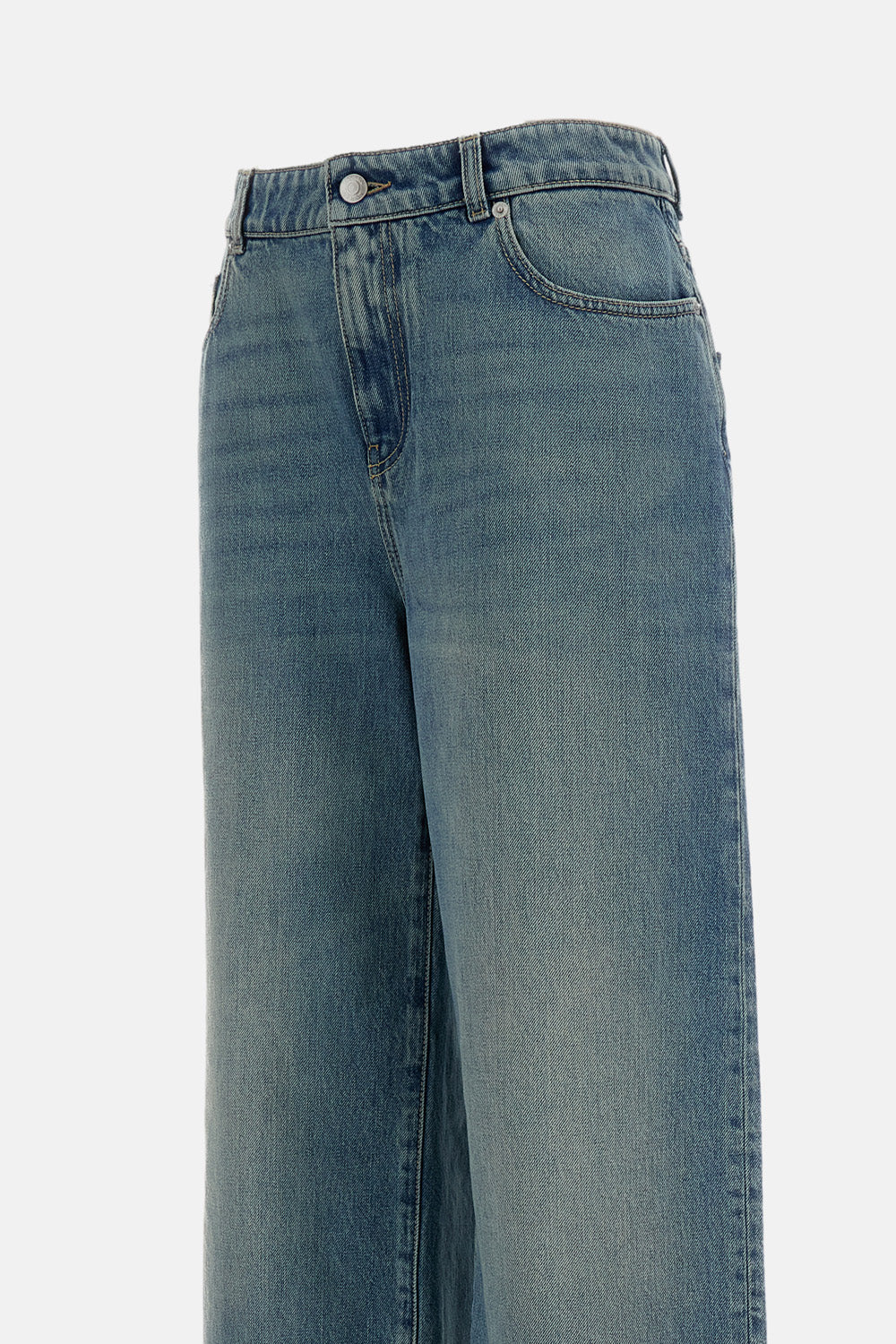 Alexander Mcqueen Women Denim Trousers ALEXANDER MCQUEEN