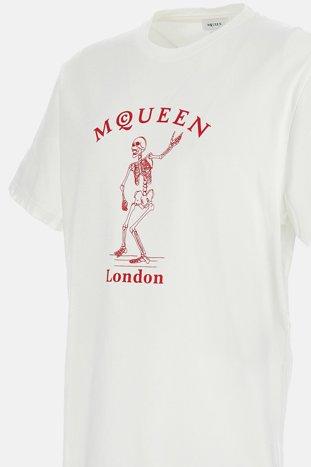 Alexander Mcqueen Men Skeleton Logo T-Shirt ALEXANDER MCQUEEN