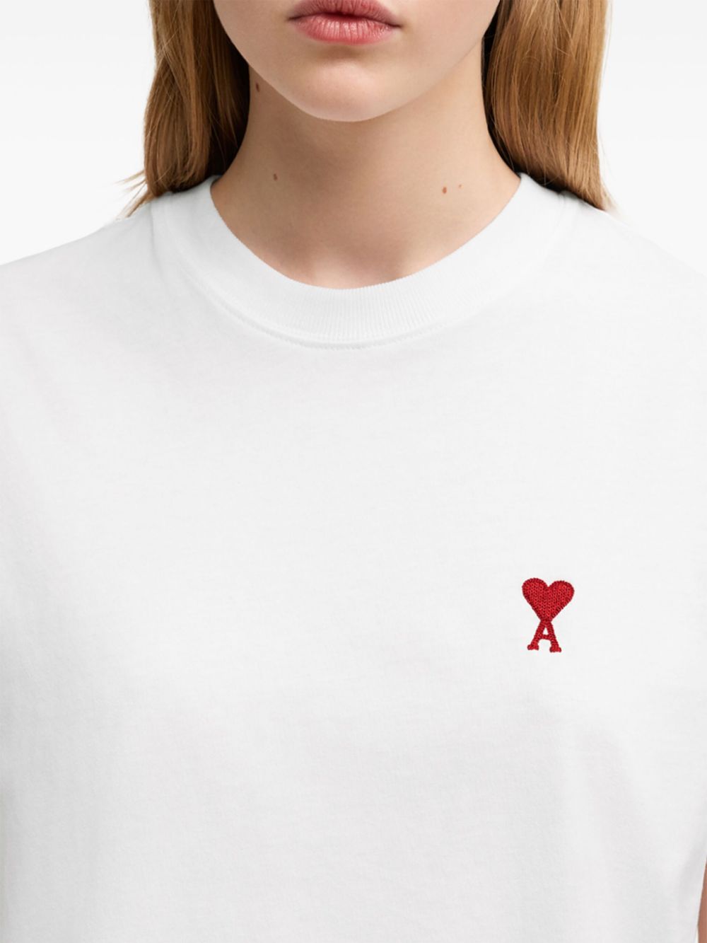 Ami Paris Women Ami De Coeur Cotton T-Shirt AMI PARIS