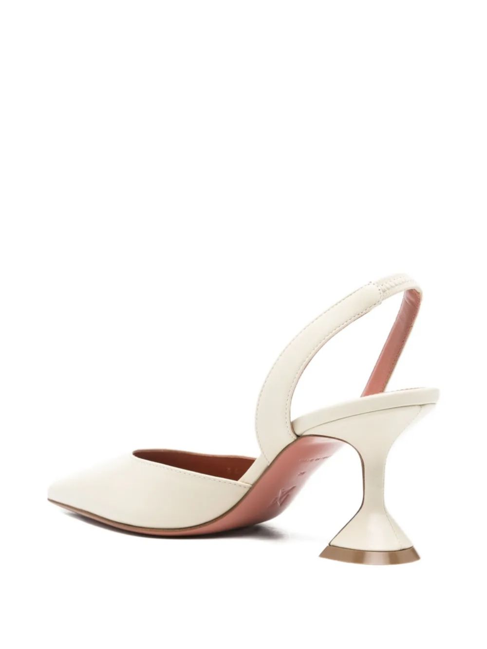 Amina Muaddi Women Holly Leather Slingback Pumps AMINA MUADDI