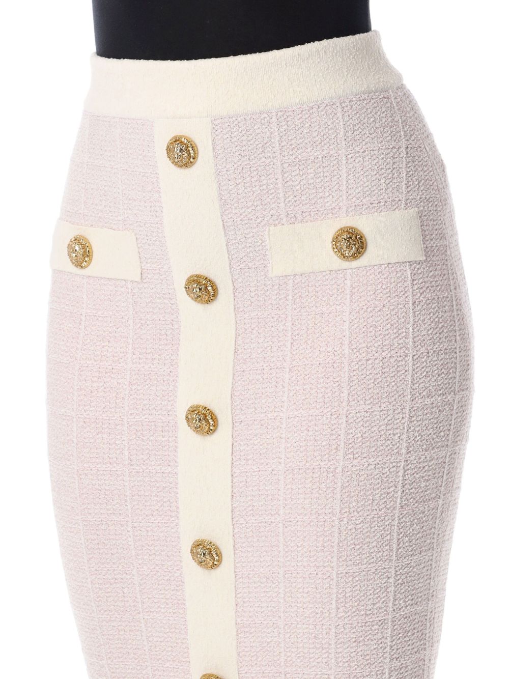 Balmain Women Tweed Long Skirt BALMAIN