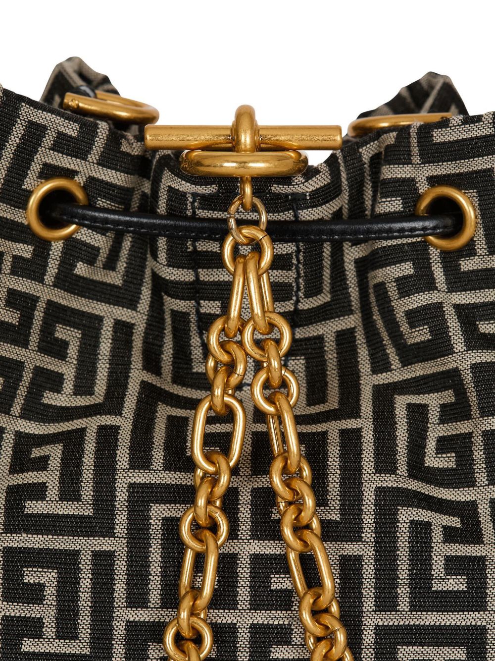 Balmain Women Sync Monogram Backpack