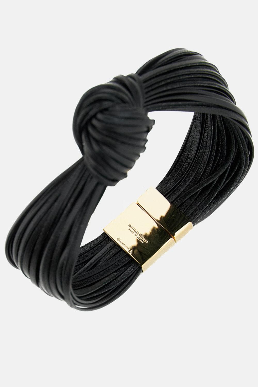 Bottega Veneta Women Knot Leather Bracelet BOTTEGA VENETA