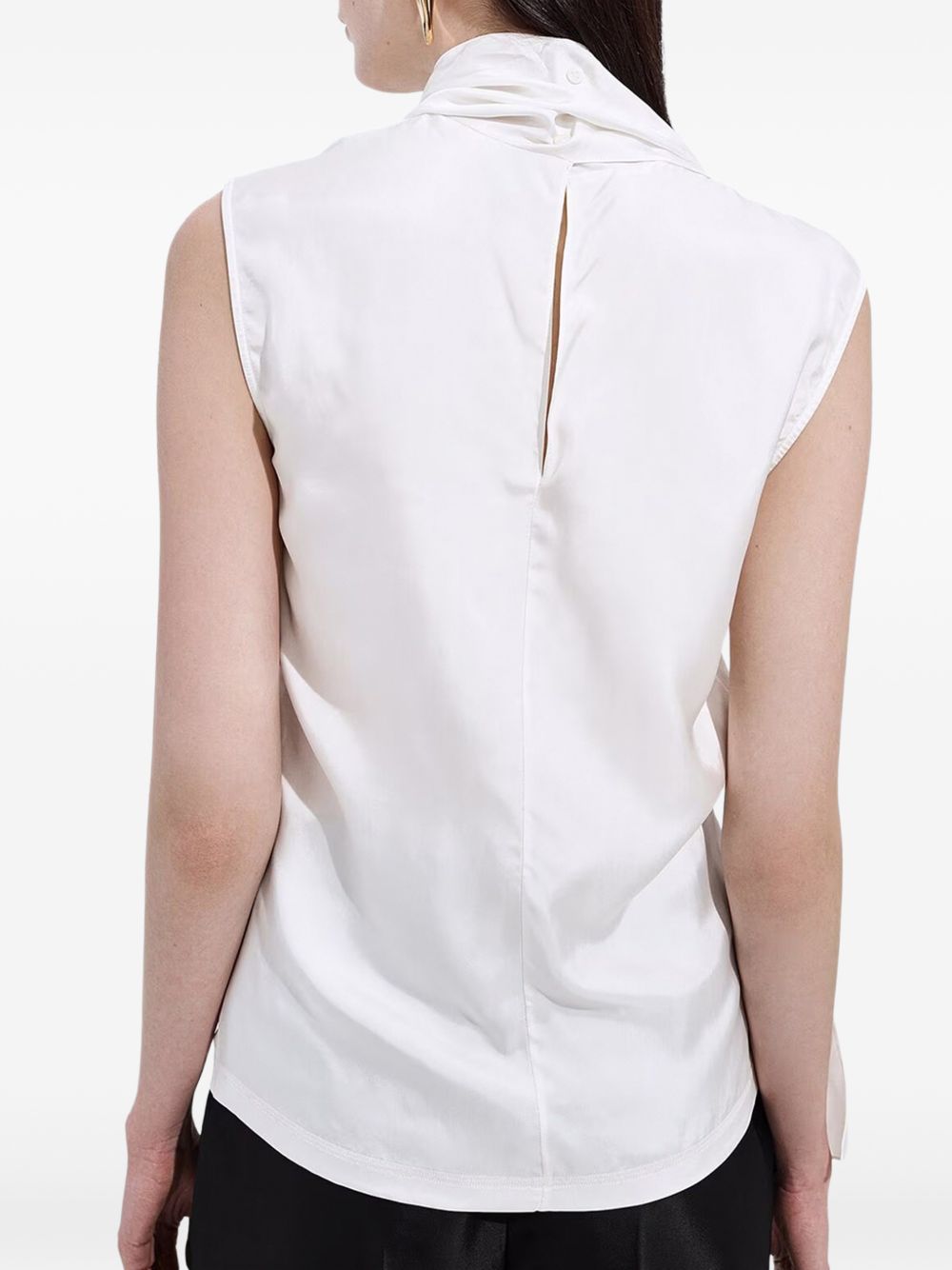 Bottega Veneta Women Satin Silk Top BOTTEGA VENETA