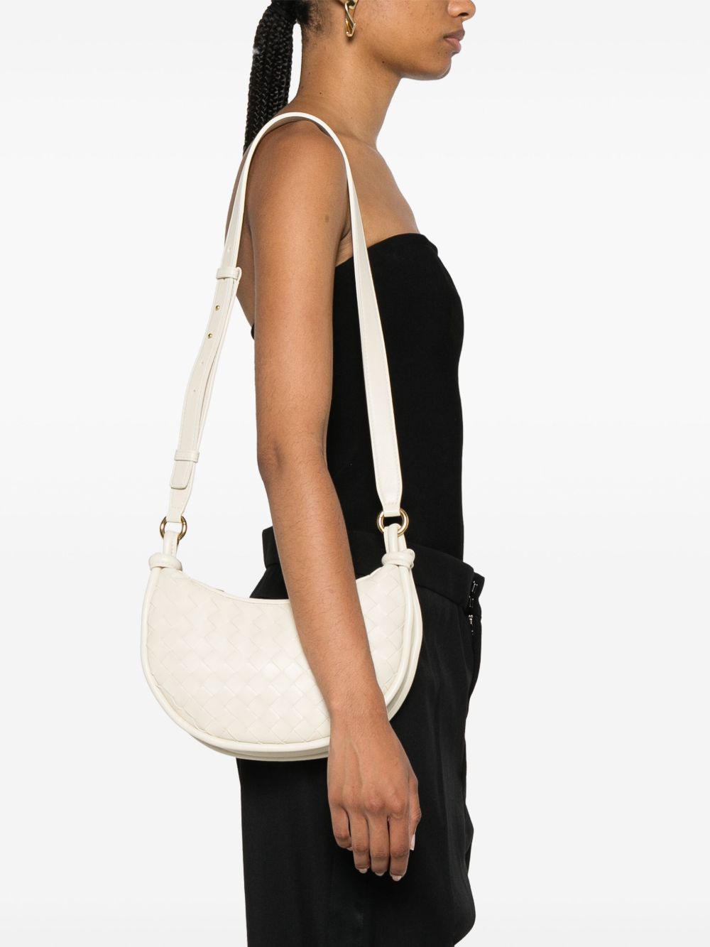 Bottega Veneta Women Gemelli Leather Shoulder Bag BOTTEGA VENETA