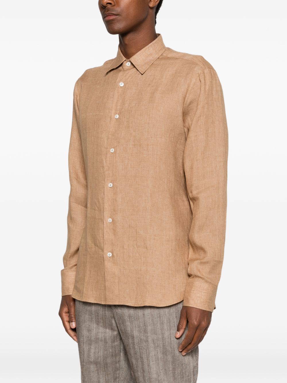 Brioni Men Linen Shirt BRIONI