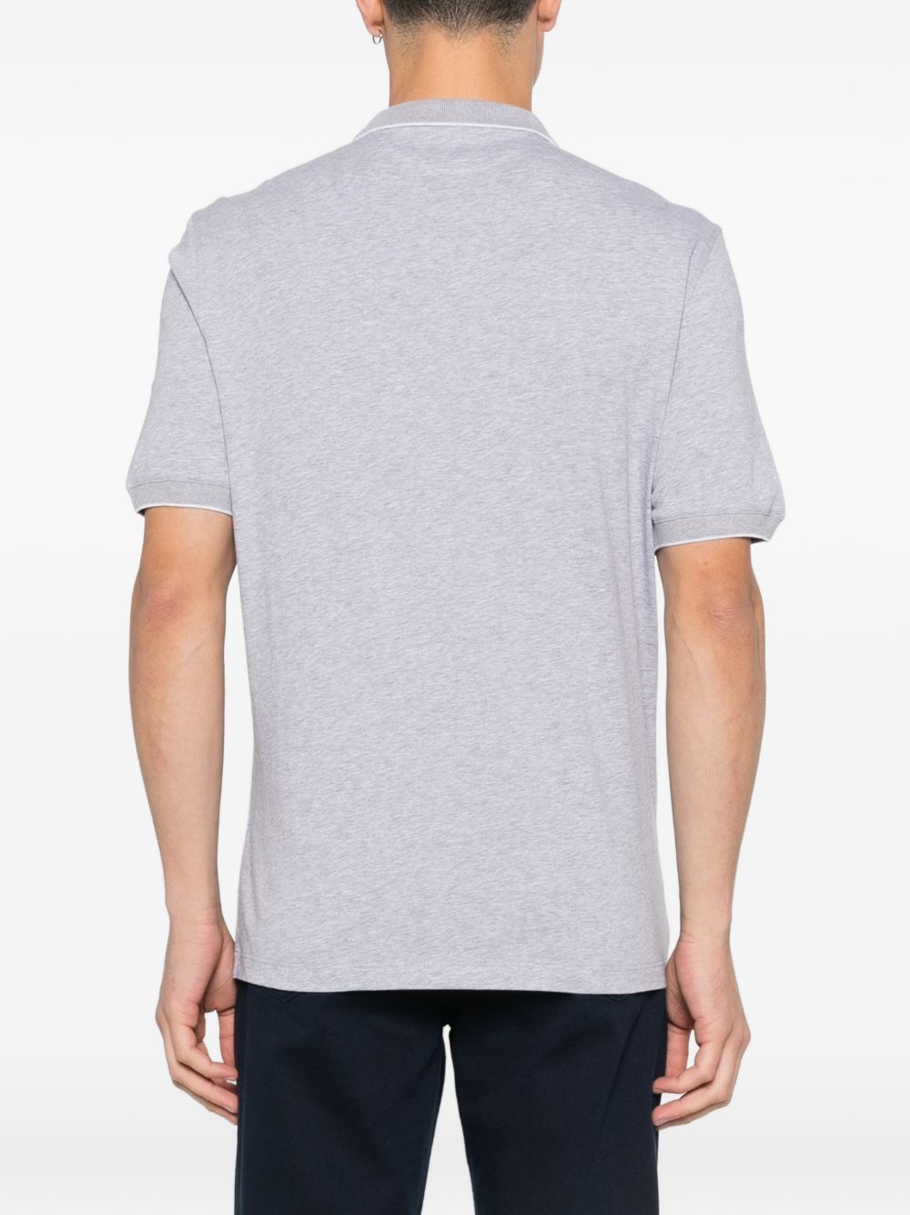 Brunello Cucinelli Men Logo Cotton Polo Shirt BRUNELLO CUCINELLI