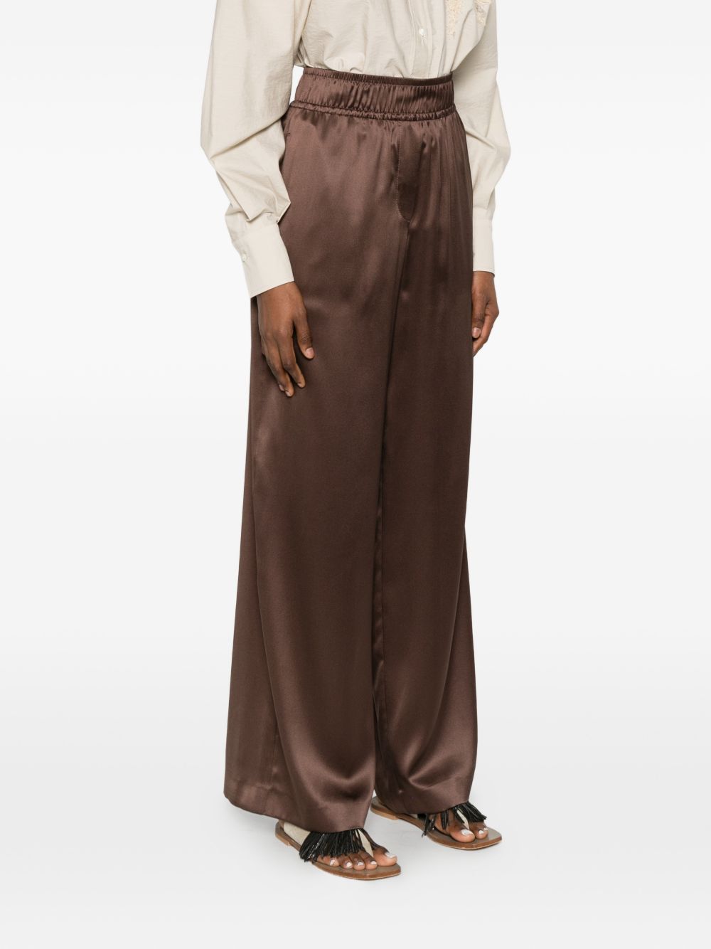 Brunello Cucinelli Women Silk Trousers BRUNELLO CUCINELLI
