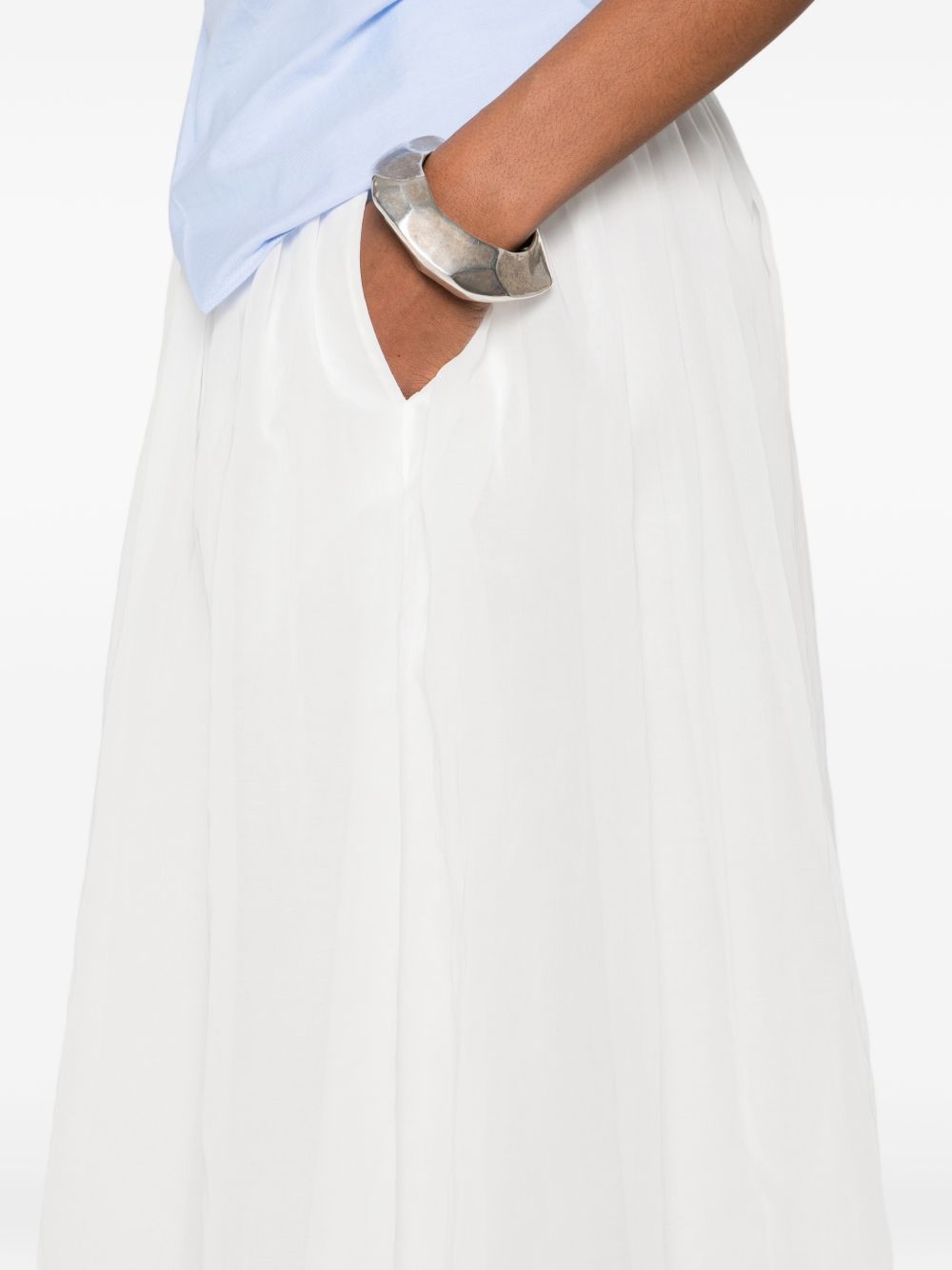 Brunello Cucinelli Women Cotton Long Skirt