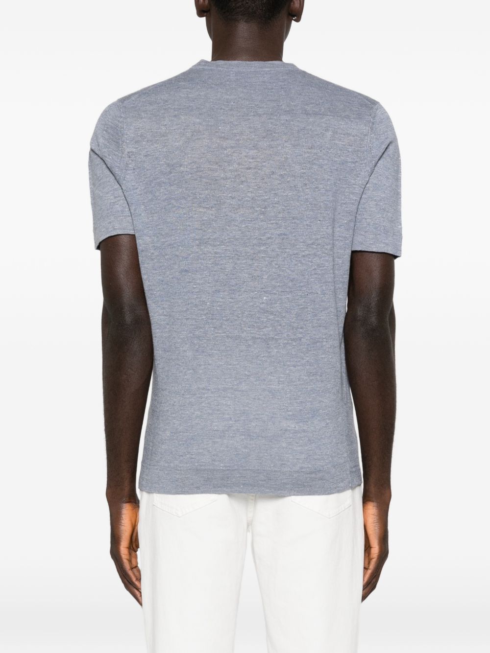 Brunello Cucinelli Men Linen Blend Sweater BRUNELLO CUCINELLI