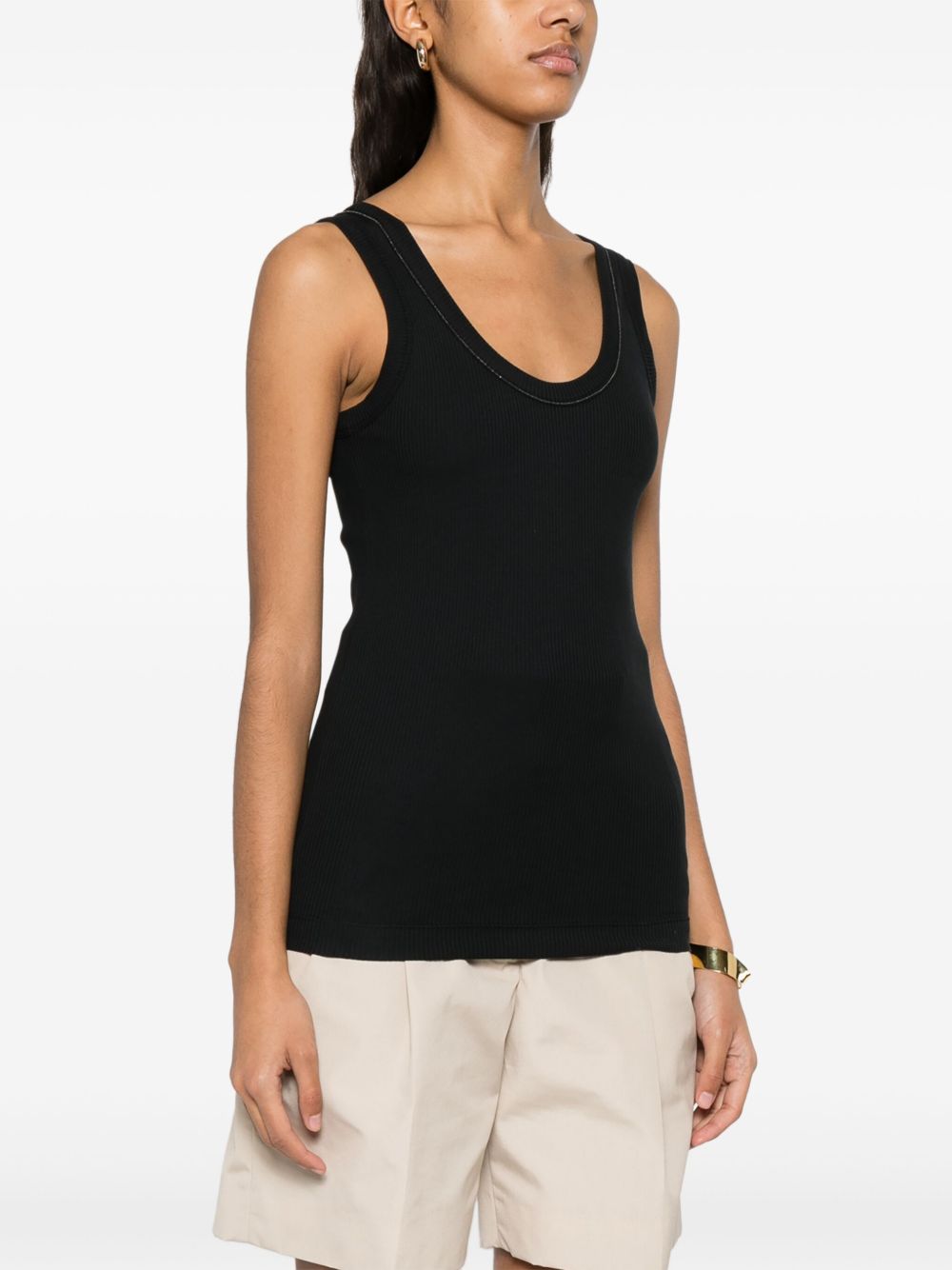 Brunello Cucinelli Women Cotton Tank Top BRUNELLO CUCINELLI
