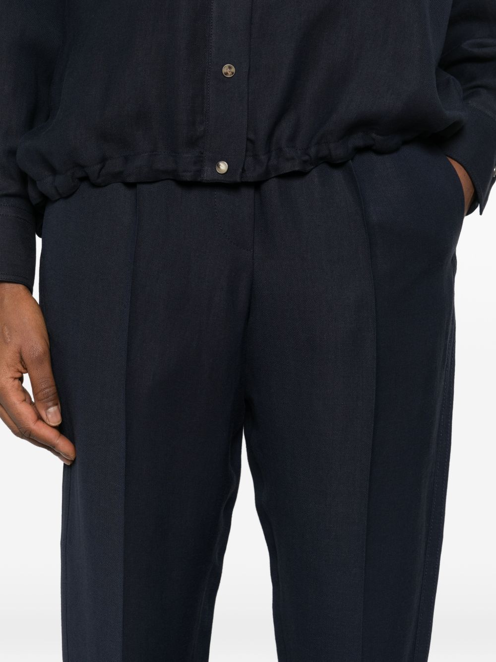 Brunello Cucinelli Women Linen Blend Trousers BRUNELLO CUCINELLI