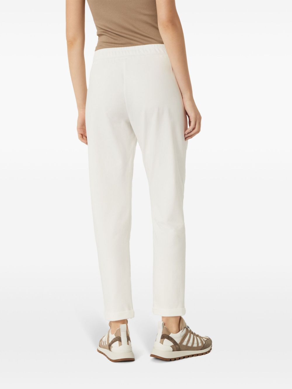 Brunello Cucinelli Women Cotton Drawstring Trousers BRUNELLO CUCINELLI