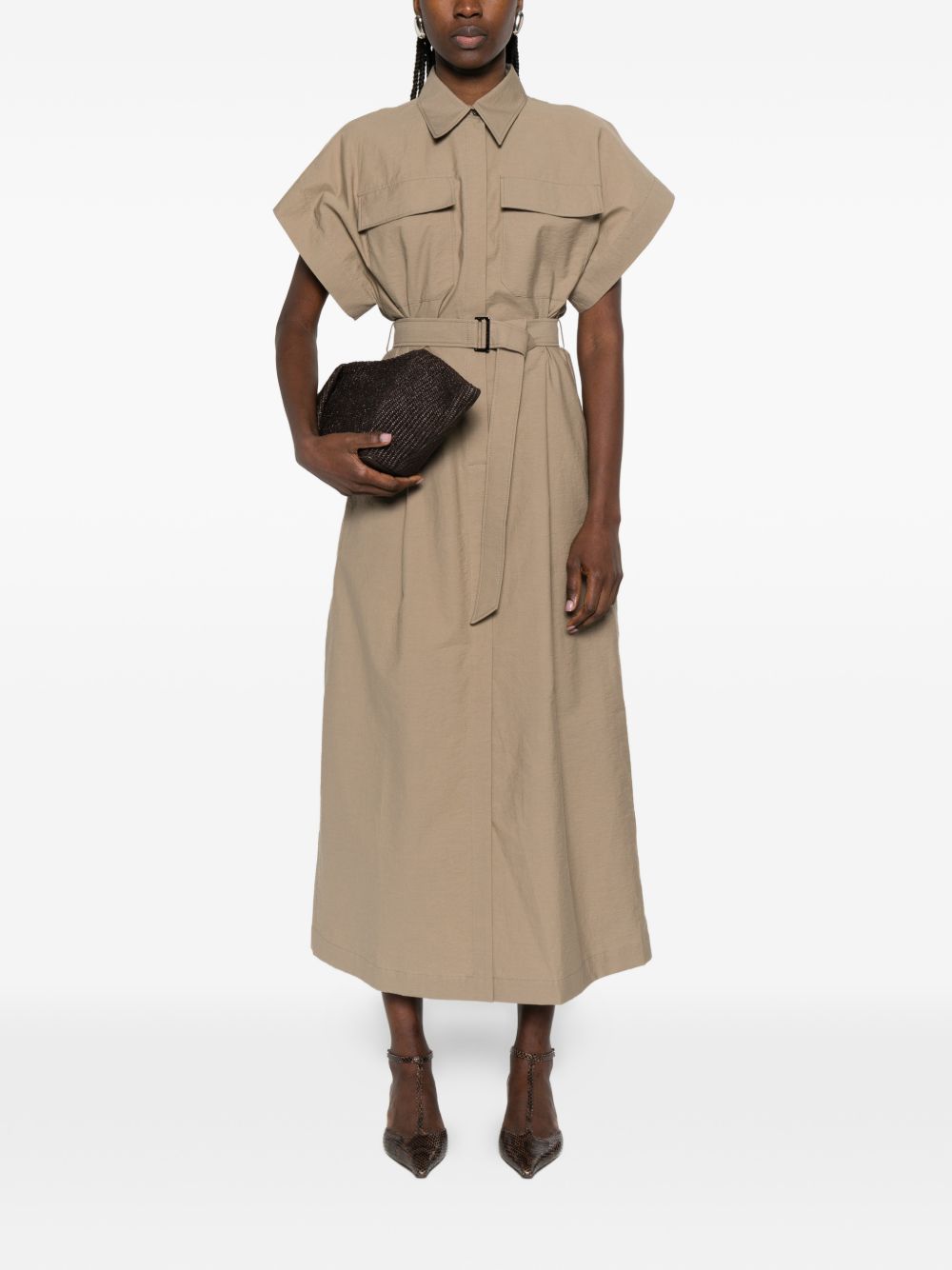Brunello Cucinelli Women Cotton Long Dress BRUNELLO CUCINELLI