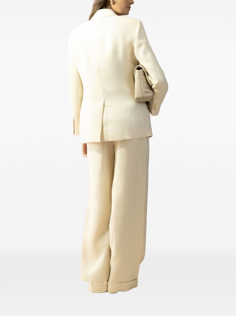 Brunello Cucinelli Women Linen Double-Breasted Jacket BRUNELLO CUCINELLI