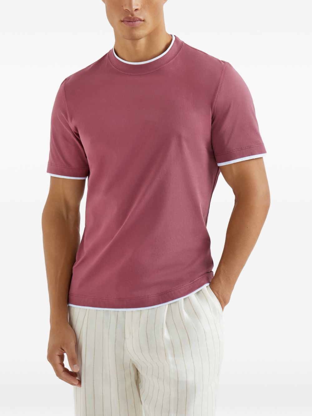 Brunello Cucinelli Men Cotton T-Shirt BRUNELLO CUCINELLI