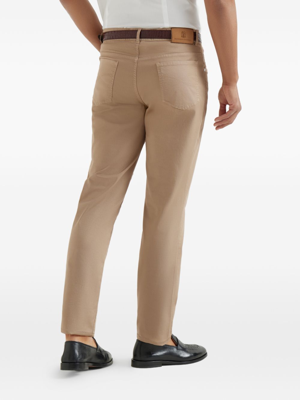 Brunello Cucinelli Men Cotton Slim Trousers BRUNELLO CUCINELLI