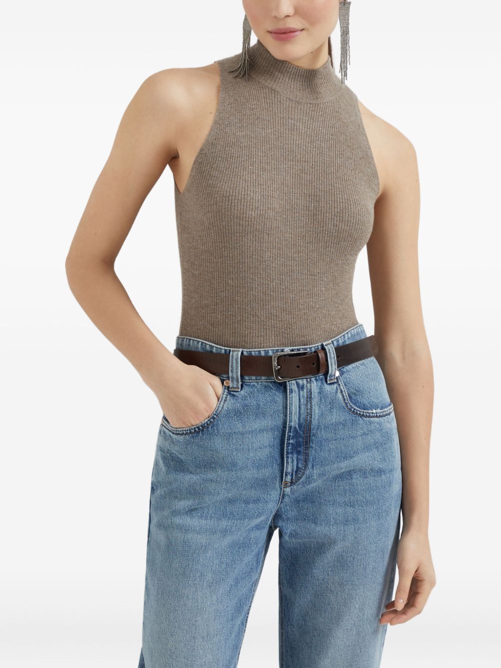 Brunello Cucinelli Women Cashmere Blend Tank Top BRUNELLO CUCINELLI
