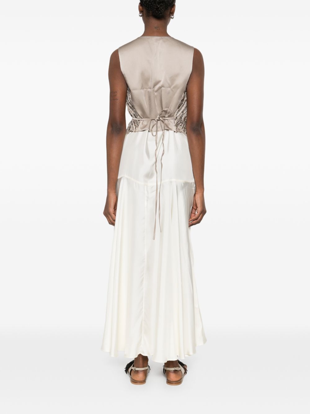Brunello Cucinelli Women Embroidered Silk Vest BRUNELLO CUCINELLI