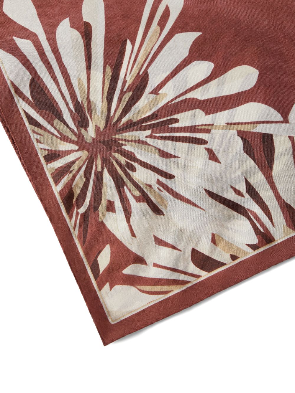 Brunello Cucinelli Women Printed Silk Foulard BRUNELLO CUCINELLI