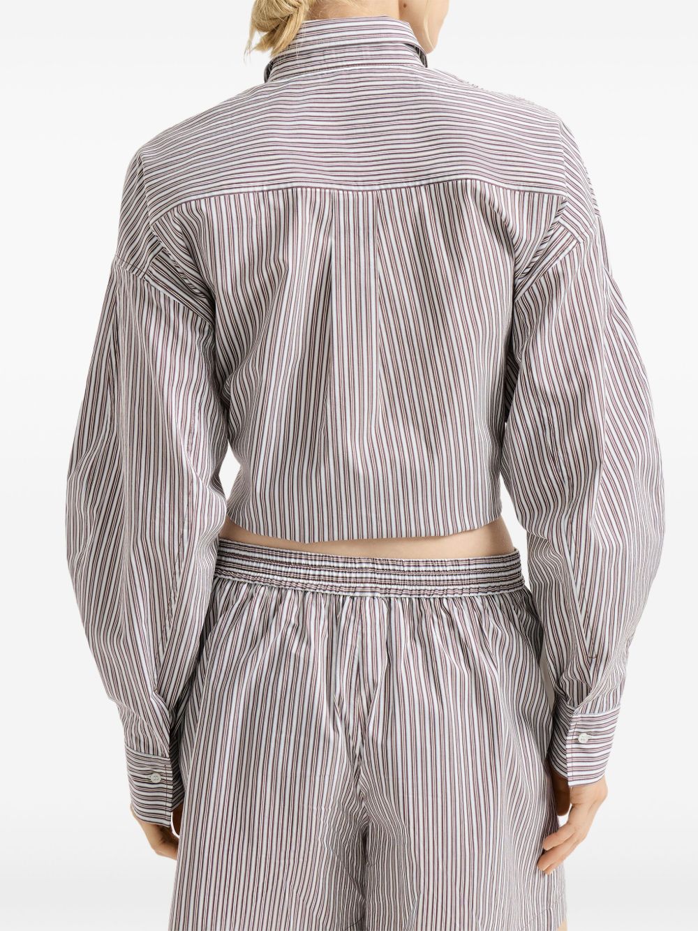 Brunello Cucinelli Women Striped Cotton Shirt BRUNELLO CUCINELLI