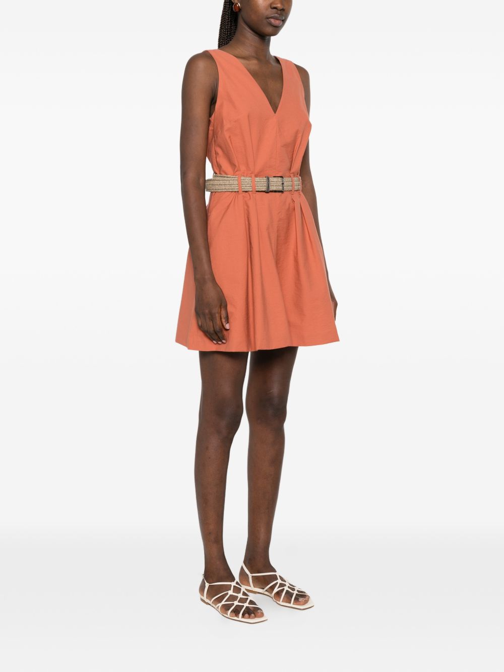 Brunello Cucinelli Women Cotton Belted Dress BRUNELLO CUCINELLI
