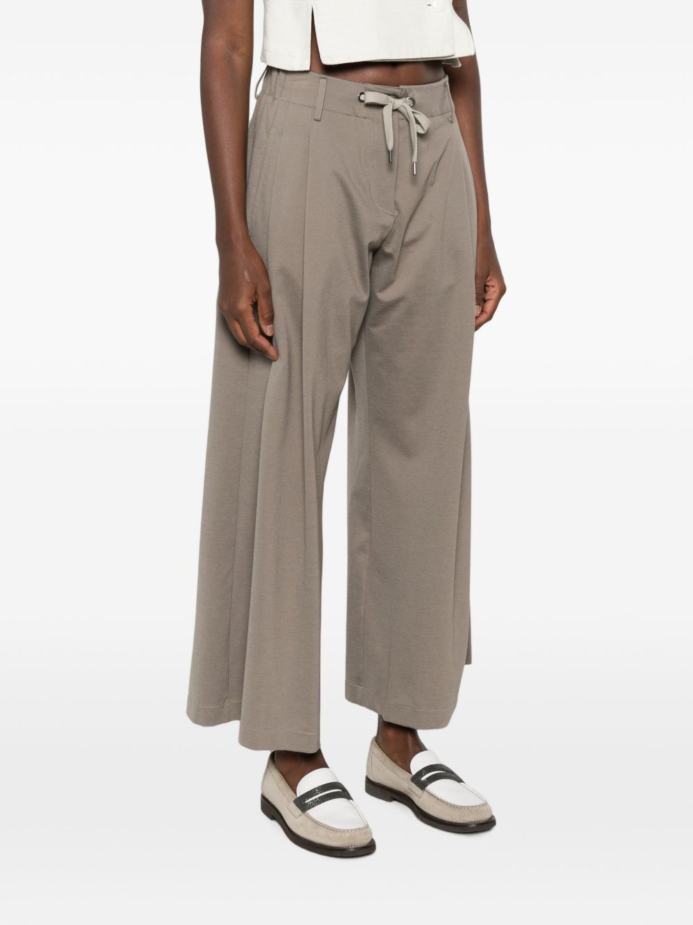 Brunello Cucinelli Women Cotton Blend Trousers BRUNELLO CUCINELLI