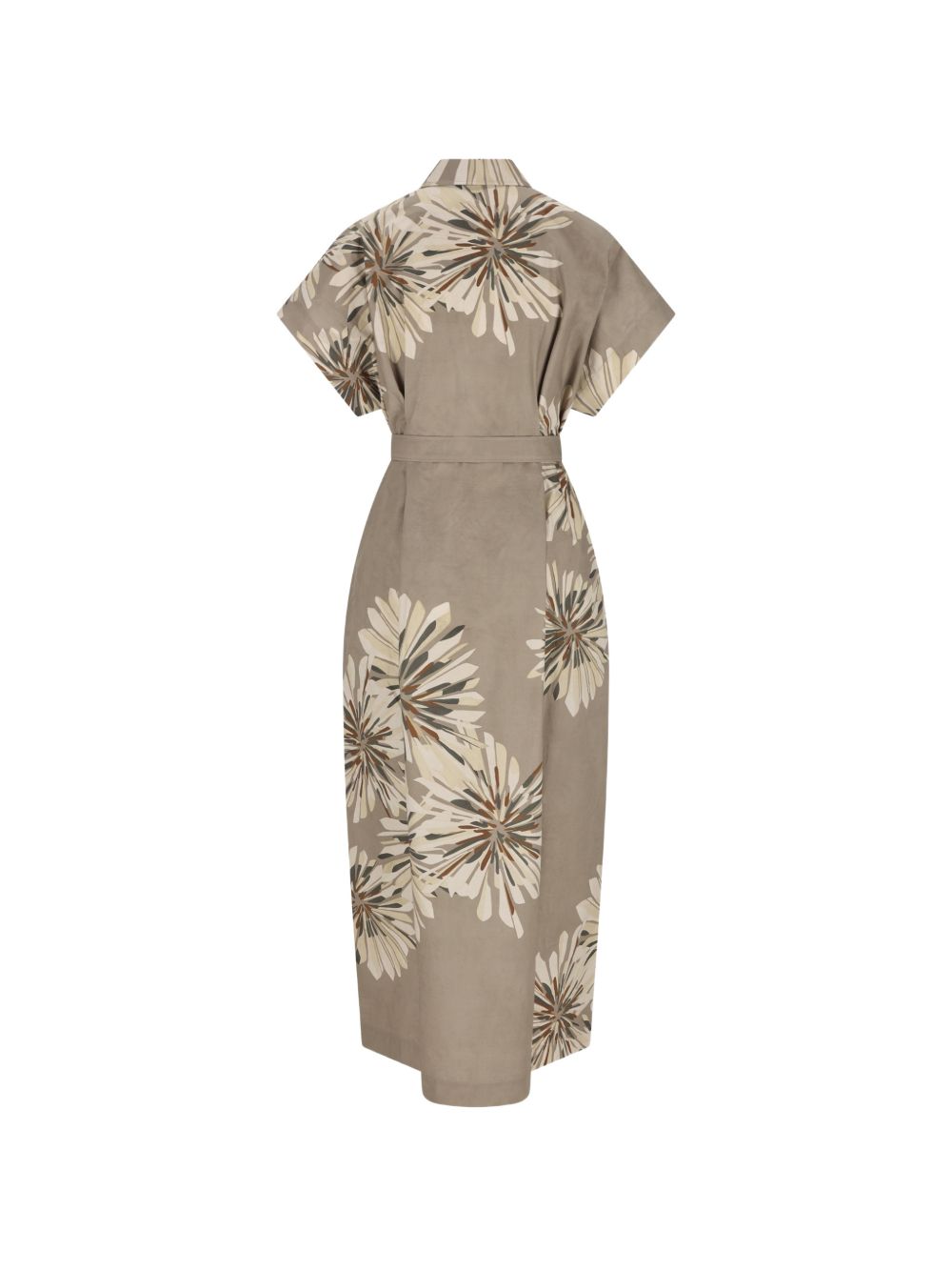 Brunello Cucinelli Women Printed Cotton Dress BRUNELLO CUCINELLI