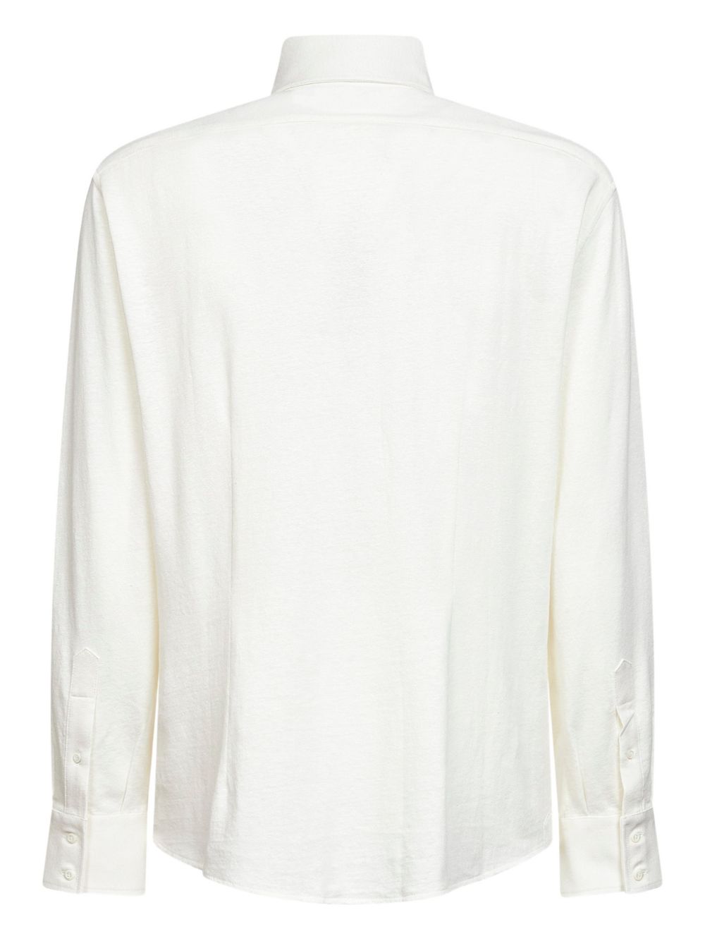 Brunello Cucinelli Men Linen And Cotton Blend Shirt BRUNELLO CUCINELLI