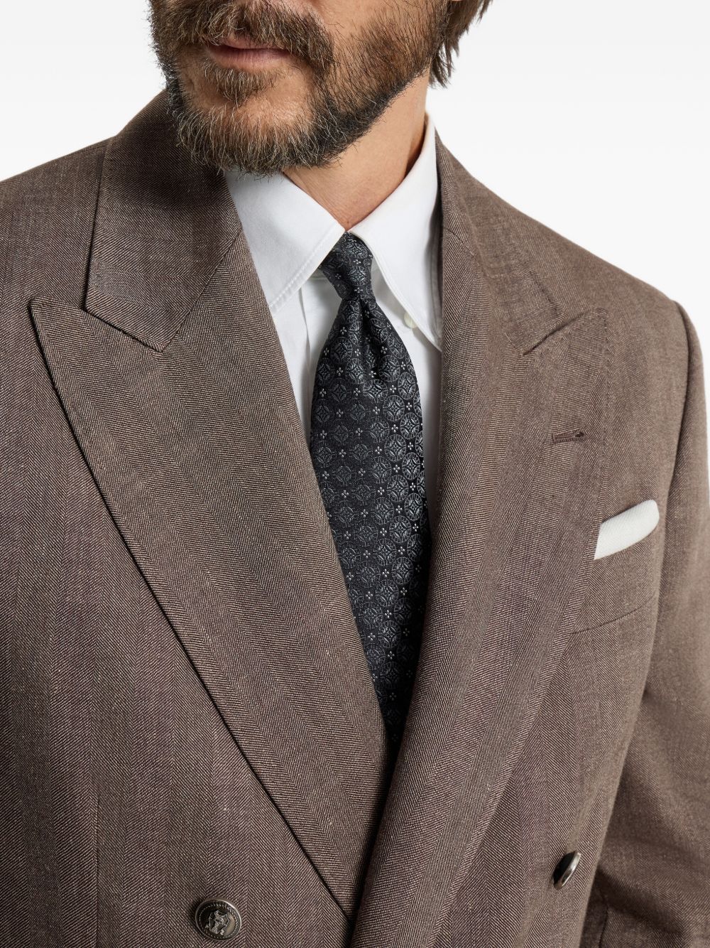 Brunello Cucinelli Men Silk Tie BRUNELLO CUCINELLI