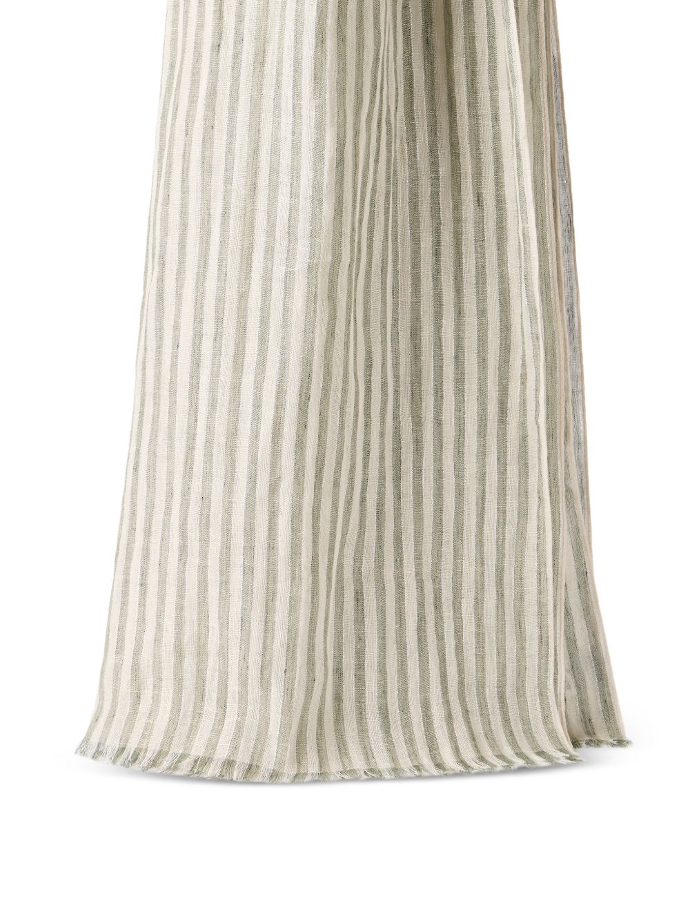 Brunello Cucinelli Women Striped Linen Scarf BRUNELLO CUCINELLI