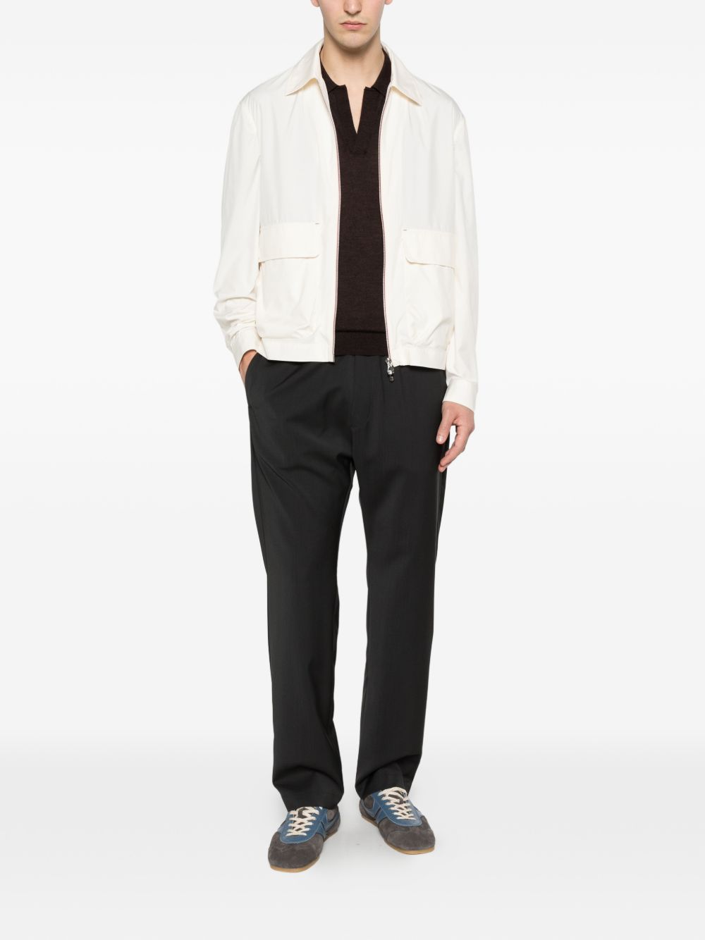 Brunello Cucinelli Men Water-Resistant Blouson Jacket BRUNELLO CUCINELLI