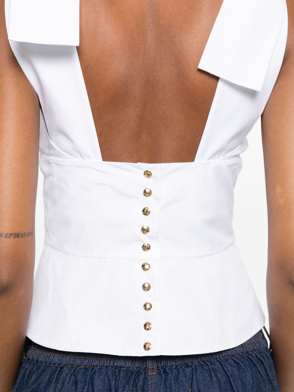 Celine Women Cotton Bustier Top.