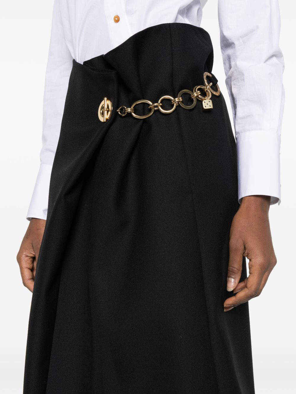 Celine Women Wool Midi Skirt CELINE