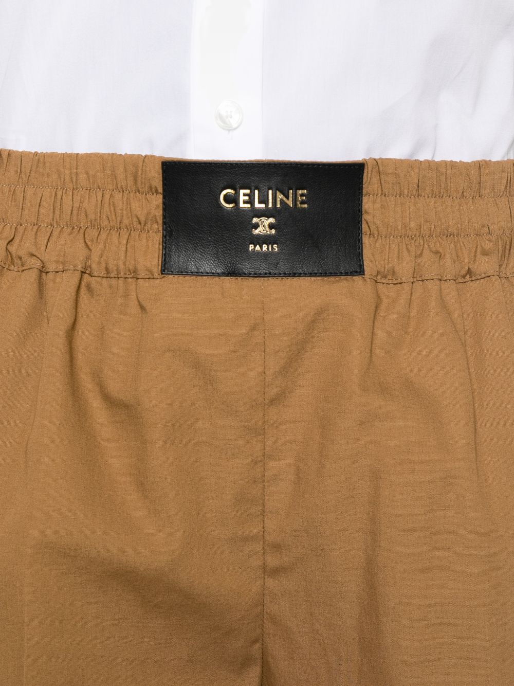 Celine Women Cotton And Linen Blend Shorts CELINE