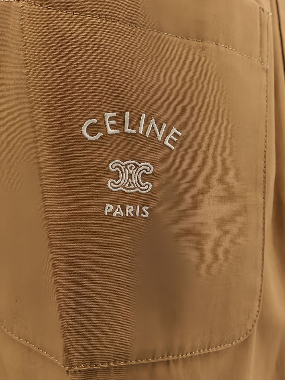 Celine Men Cotton And Linen Blend Trousers CELINE