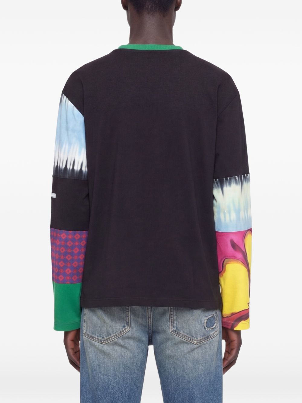 Celine Men Patchwork Cotton T-Shirt CELINE