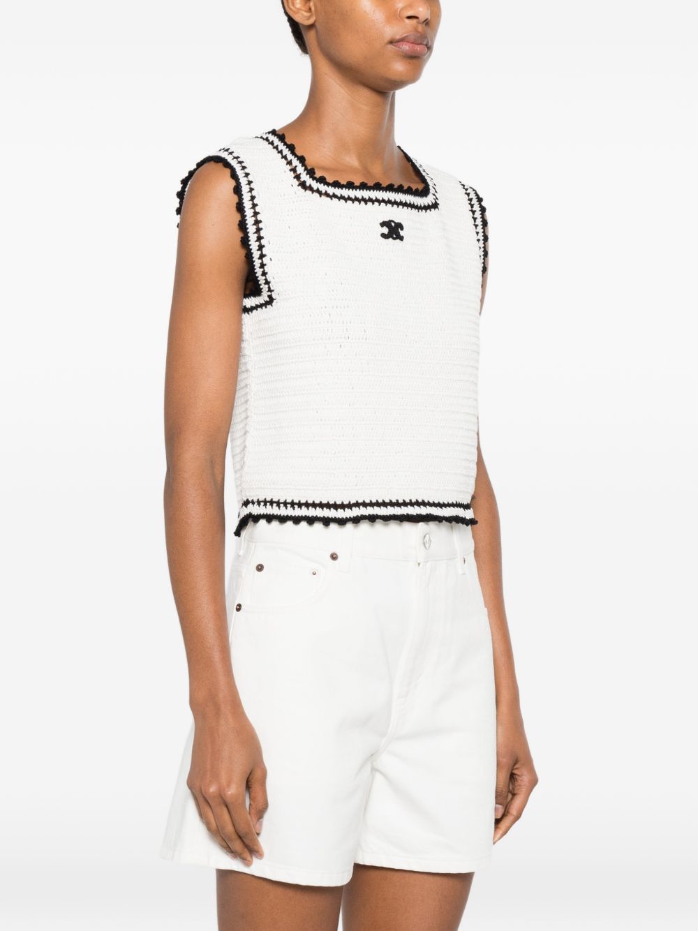Celine Women Crochet Cotton Top CELINE