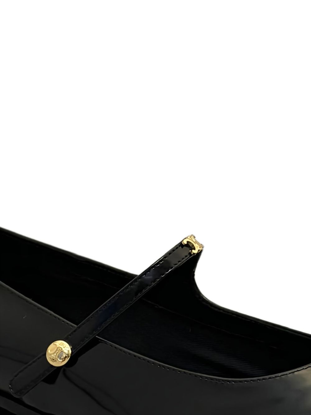 Celine Women Leather Mary-Jane Ballets CELINE